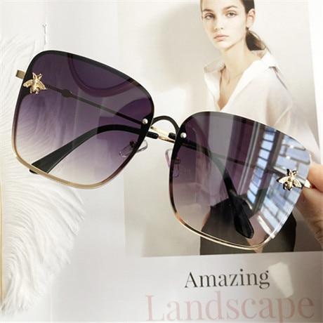Popular brand  Oversize Square Sunglasses For Women and Ladies  Luxury Driving Superstar  Designer Sunglasses With Shades and Gradient Glasses With  UV400 Protection
