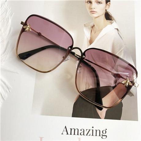Popular brand  Oversize Square Sunglasses For Women and Ladies  Luxury Driving Superstar  Designer Sunglasses With Shades and Gradient Glasses With  UV400 Protection