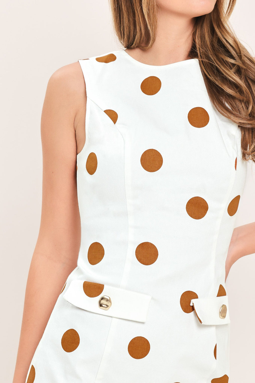 SUGAR SPOT SWEETHEART WOVEN MINI DRESS