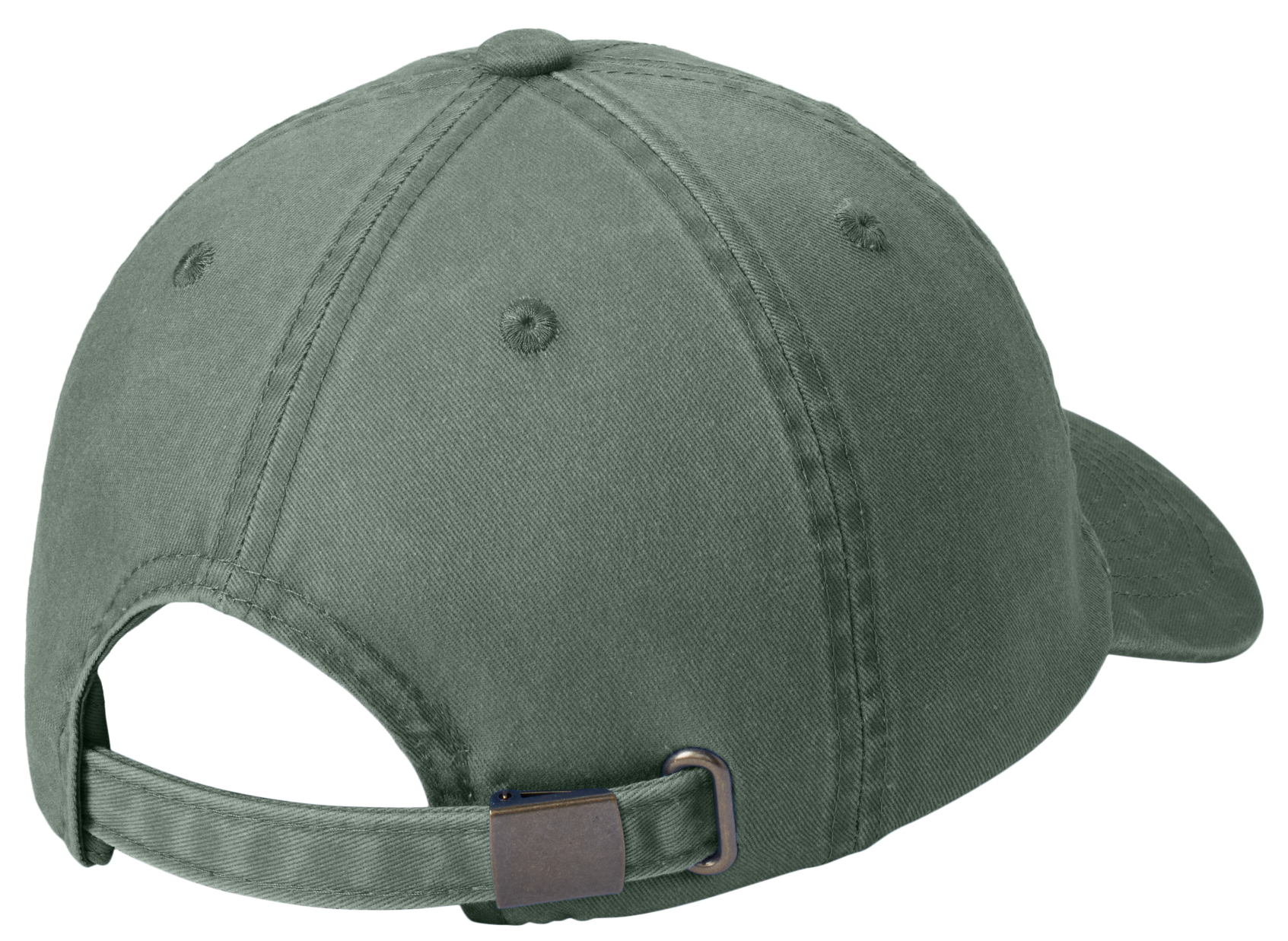 Garment washed Dad Hat - Rainbow Cat Design