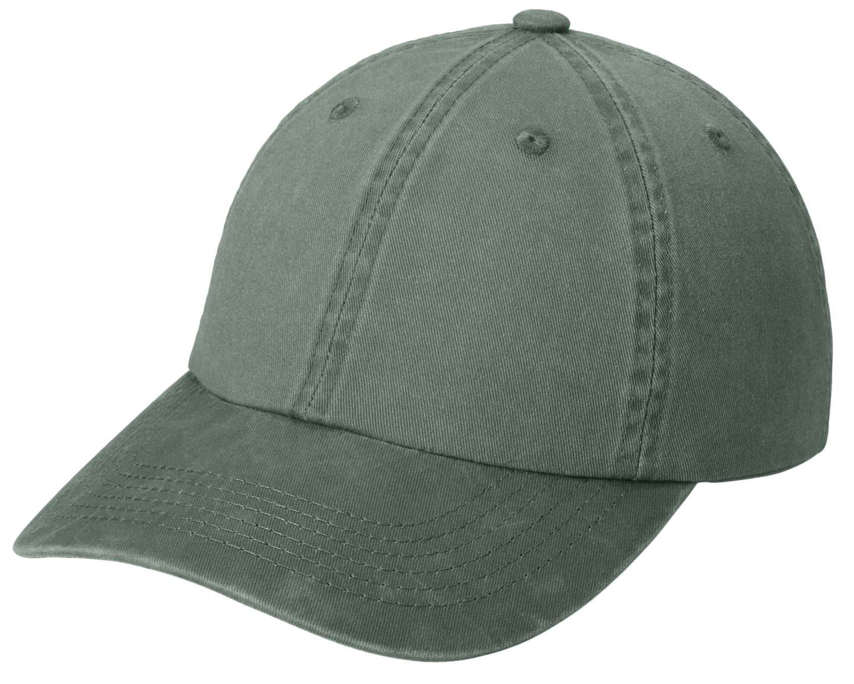 Garment washed Dad Hat - Rainbow Cat Design