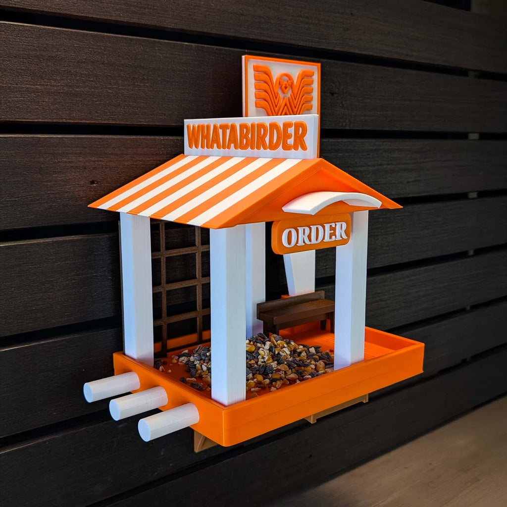 ADG42 The Whatabirder Parody Bird Feeder | Classic or Cafe Style