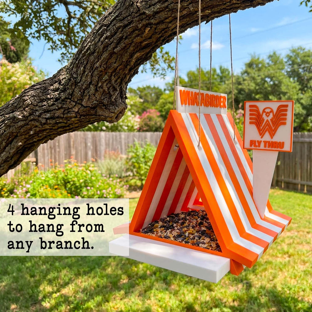 ADG42 The Whatabirder Parody Bird Feeder | Classic or Cafe Style