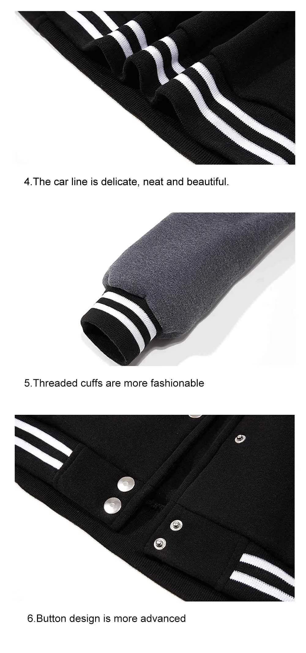 New York Art Letter 23 Print Man Veste Sport Loose Clothing Autumn Winter Baseball Jersey Warm Trendy Jacket Fashion Street Top