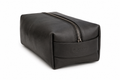 Mens Dopp Kit | Black Leather